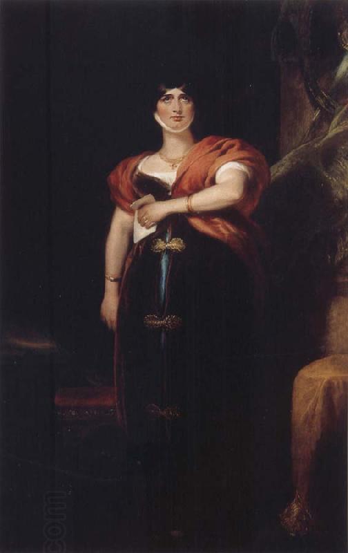 George Henry Harlow Sarah Siddons as Lady Macbeth China oil painting art